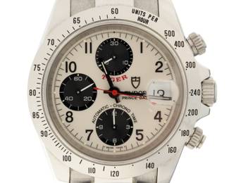 Lot 123: Tudar Prince Date Tiger Chronograph Wrist Watch