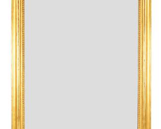 Lot 42: Palatial Louis Philippe Giltwood Overmantle Mirror