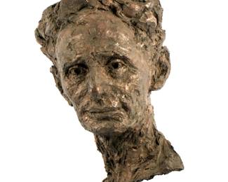 Lot 370: Large Robert Berks Plaster Bust of Louis Brandeis