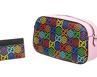 Lot 153b: Gucci GG Supreme Psychedelic Camera Bag Unused