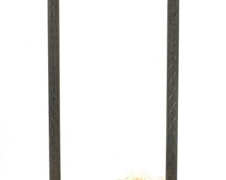 Lot 20a: Continental Ebonized Carved Wall Mirror