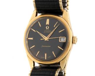 Lot 106: Vintage Gold Capped Omega Seamaster Wrist Watch