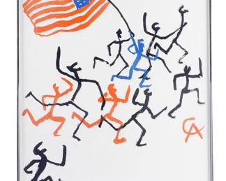 Lot 249: Alexander Calder Madison Square Boys Club Lithograph