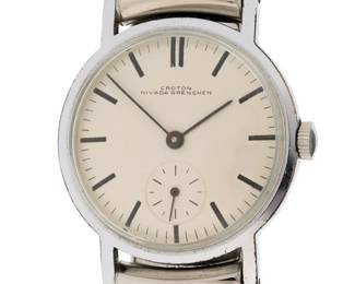 Lot 153: Vintage Croton Nivada Grenchen Wrist Watch