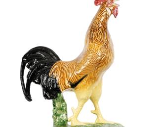 Lot 329: Bordallo Pinheiro Portuguese Majolica Rooster