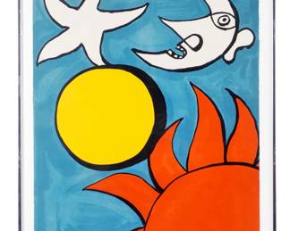 Lot 77: 1975 Alexander Calder Potpourri en Ciel Lithograph