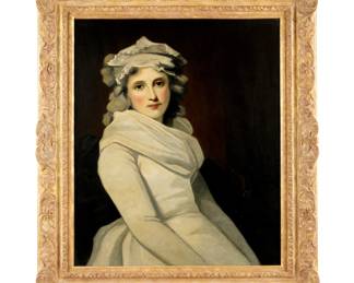 Lot 165a: 18/19th C Portrait of an Elegant Woman