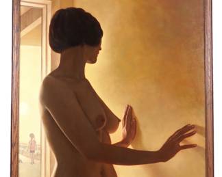 Lot 167: Nat Krate Portrait of a Nude Woman