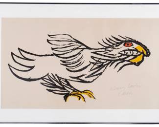 Lot 76: 1975 Alexander Calder L'aigle Lithograph