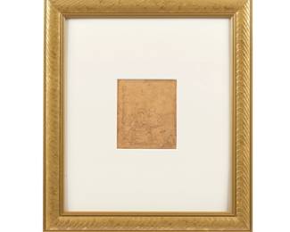 Lot 64a: after Rembrandt Rest On Flight Into Egypt Etching