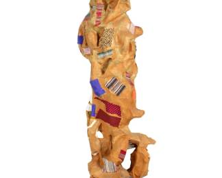 Lot 120: Six-Foot-Tall Alexander Ney Fabric Paper Mache Sculpture