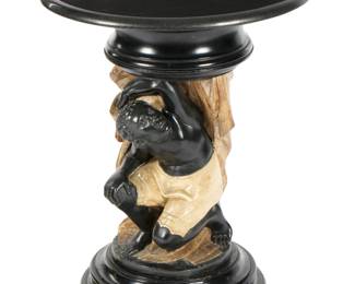 Lot 138a: 19th C Carved Figural Blackamoor Planter