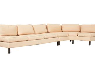 Lot 186: attr. Edward Wormley for Dunbar Sectional Sofa