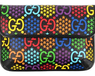 Lot 153c: Gucci GG Supreme Psychedelic Monogram Waist Bag