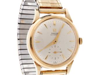 Lot 112a: Vintage Omega Gold Capped Automatic Wrist Watch