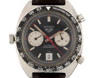 Lot 121: Autavia Heuer Chronograph Wrist Watch