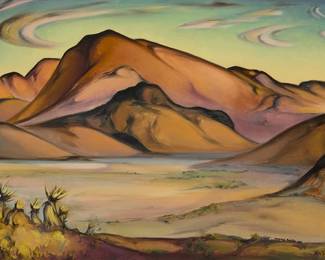 2118
Tarmo Pasto
(1906-1986)
"Morning Haze," 1969
Oil on canvas
Signed and dated lower right: Tarmo Pasto 69; titled on the frame's verso
28" H x 40" W
Estimate: $1,000 - $1,500