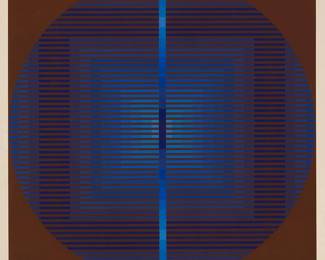 2030
Leopoldo Torres-Agüero
(1924-1995)
"Composition Cinétique VII," 1972
Screenprint in colors on paper
Edition: 64/100
Signed and numbered in pencil in the lower margin: J. Agüero; Michel Caza, prntr.; with an Editions Art Extension blindstamp in the lower right margin
Image: 23.75" H x 23.75" W; Sight: 27.25" H x 27.25" W
Estimate: $600 - $800