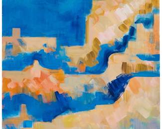 2133
Erle Loran
(1905-1999)
Abstract structures
Oil on canvas
Unsigned
72" H x 52" W
Estimate: $1,500 - $2,500