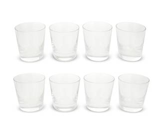 2051
A set of eight Baccarat glass 'Perfection' double old-fashioned glasses
Early 21st century
Each with Baccarat stencil mark
8 pieces
Each: 4.375" H x 4.125" Dia.
Estimate: $400 - $600