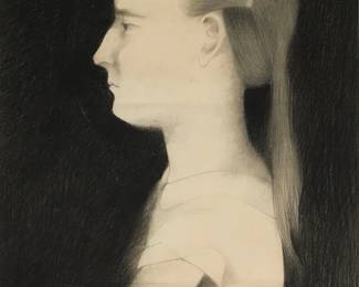 2087
John Paul Jones
(1924-1999)
"Patricia"
Charcoal on paper
Signed in pencil lower center: John Paul Jones; titled by repute
Sight: 30.5" H x 21.25" W
Estimate: $500 - $700