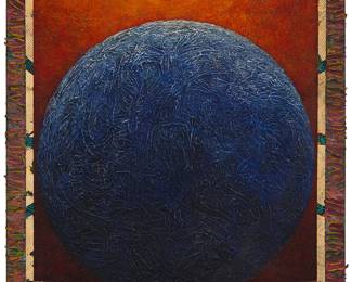 2173
Richard Carter
(b. 1946)
"Corona, Mea Cupa IV," 1991
Acrylic on canvas
Signed, titled, and dated on the canvas overlap: R. Carter 91
20" H x 18" W
Estimate: $300 - $500