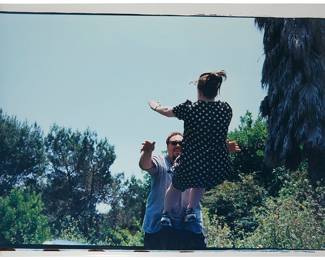 2061
Martin Kersels
(b. 1960)
"Tossing a Friend (Amy)," 1996
Chromogenic print on Fujiflex
Edition: 6/6
Signed, titled, dated, and numbered in ink, all verso: (1996) M. Kersels
Sheet: 30" H x 40.125" W
Estimate: $800 - $1,200