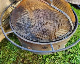 Firepit with Cover. 
