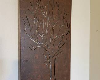 Metal Art Piece Tree. 