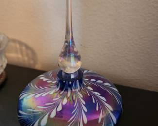 Art Glass Perfume Bottle. 