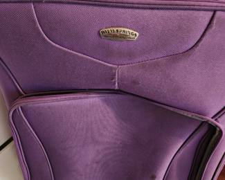 Purple, of course....Suit Case. 