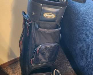 Golf Bag with Golf Clubs. 