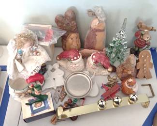 Vintage Christmas Figurines & Decorations
