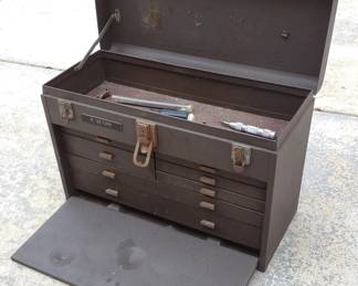 Kennedy #520 Machinist Tool Chest / Box w/ Tools
