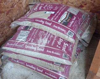 Step 2 Leveling Sand Bags