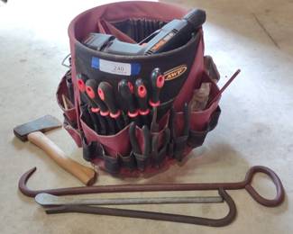 AWP Pocket Bucket Tool Organizer w/ Tools