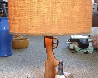 Goose Hunting Figural Table Lamp