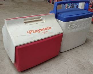 2 Vintage Igloo & Coleman Coolers