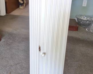 White CD Rack w/ CDs