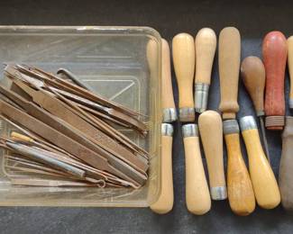 Vintage Wooden Handle Rasps / Files D