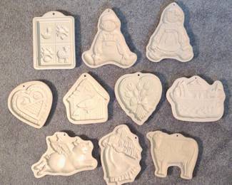 10 Brown Bag Ceramic Cookie Molds