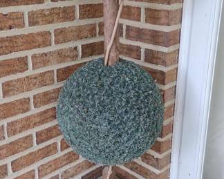 53" Double Ball Boxwood Artificial Topiary Tree