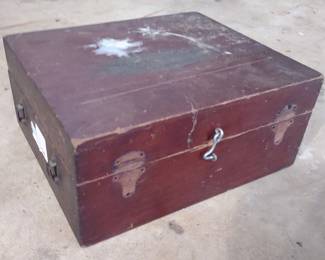 Vintage Wooden Toolbox