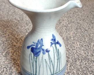 Signed Studio Pottery Glazed Pitcher