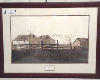 Andrew Wyeth "The Mill" Framed Art Print