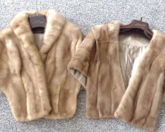 Two Vintage Fur Stole