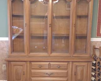 79" Tall 2 Piece China Cabinet