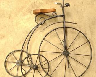Penny Farthing Metal Bicycle Wall Decor