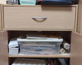 Cabinet w/ Stationary Supplies