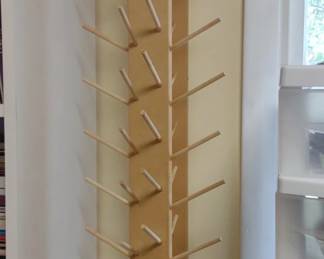 Handmade Wooden Sewing Thread Rack